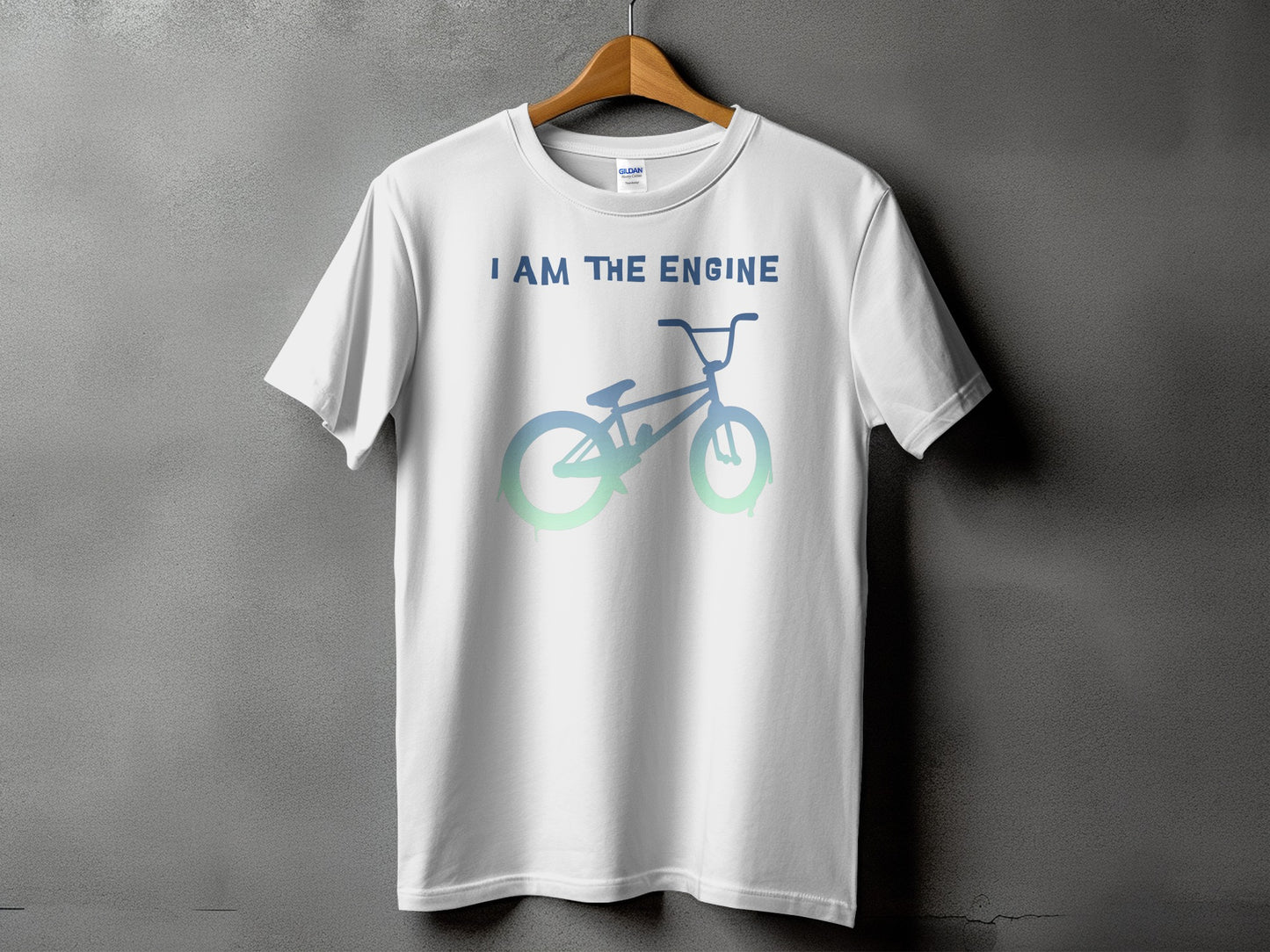 I Am the Engine Bicycle Graphic Tee Shirt product