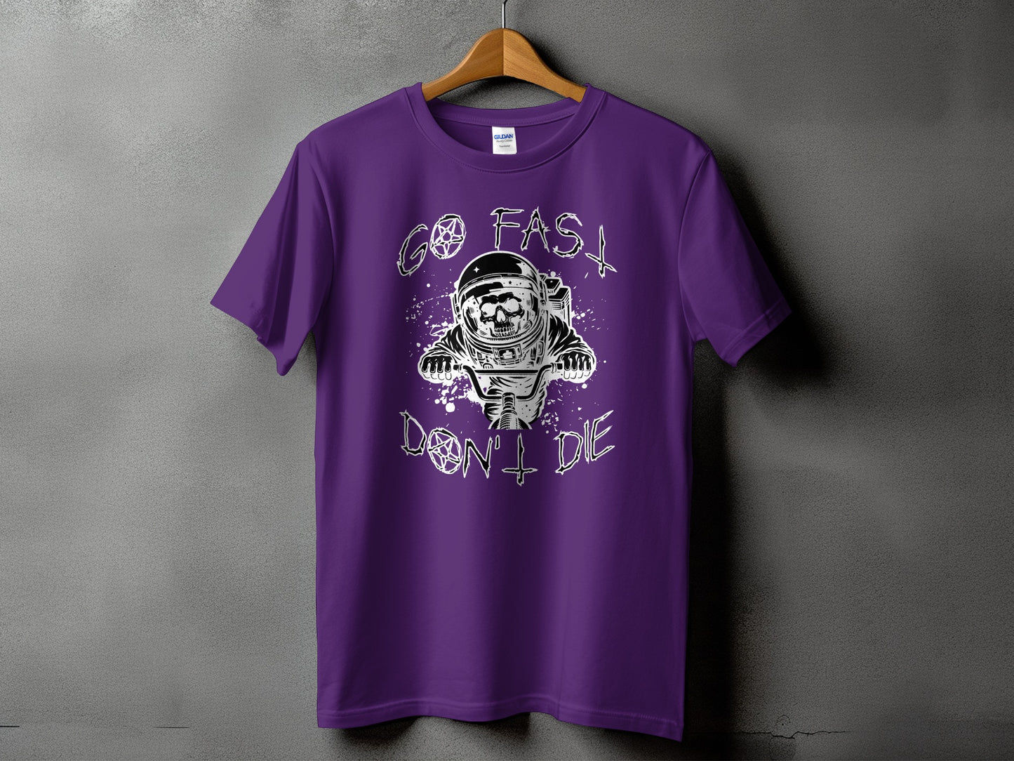 Go Fast Don't Die Astronaut Graphic T-Shirt product type