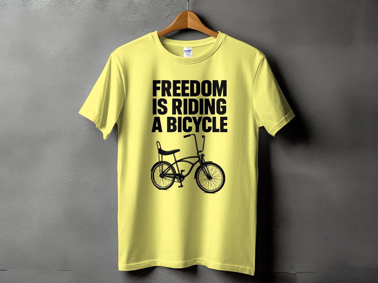 Freedom Is Riding A Bicycle Graphic Tee product