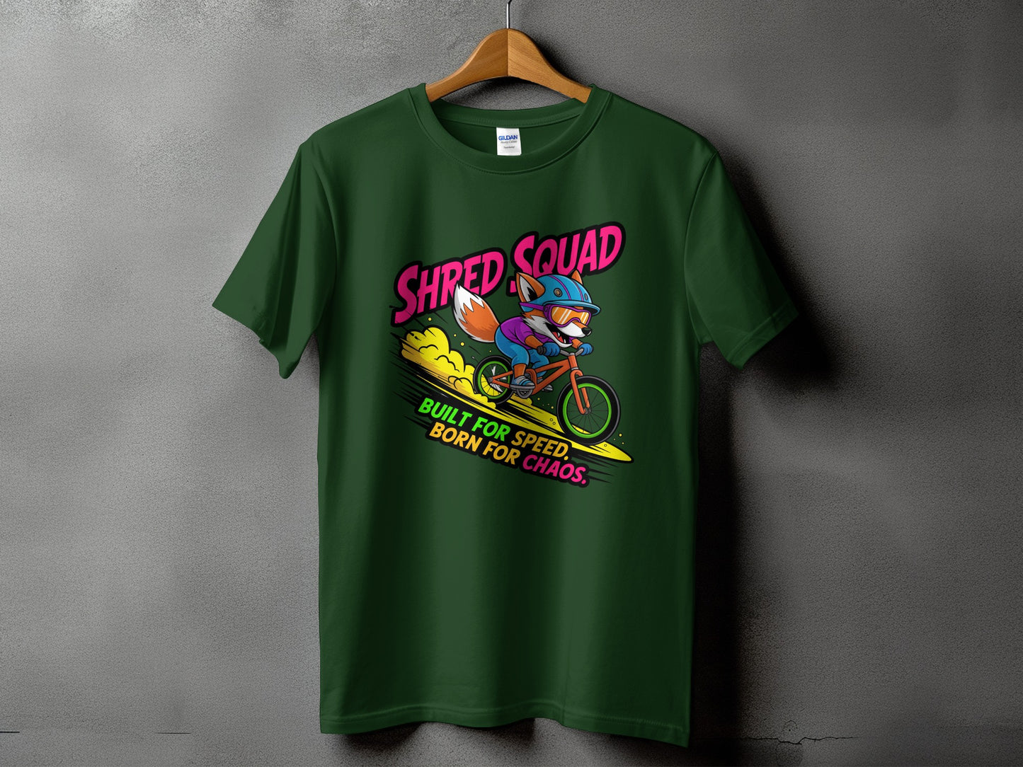 Shred Squad Built For Speed Born For Chaos t-shirt