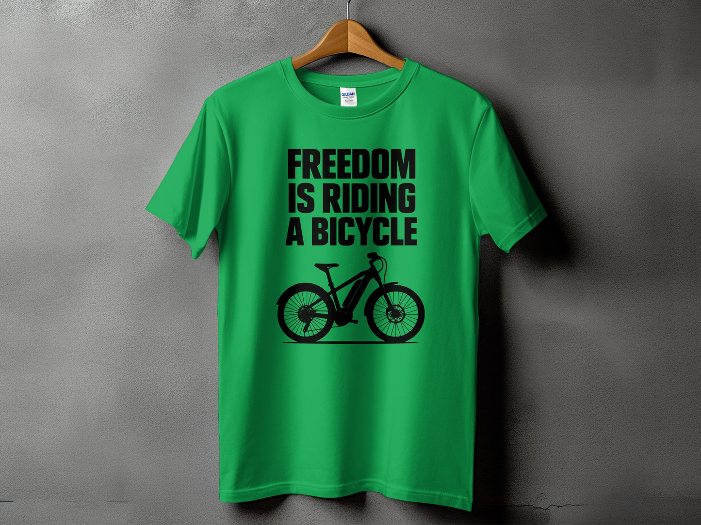 Freedom Is Riding A Bicycle Graphic Tee product