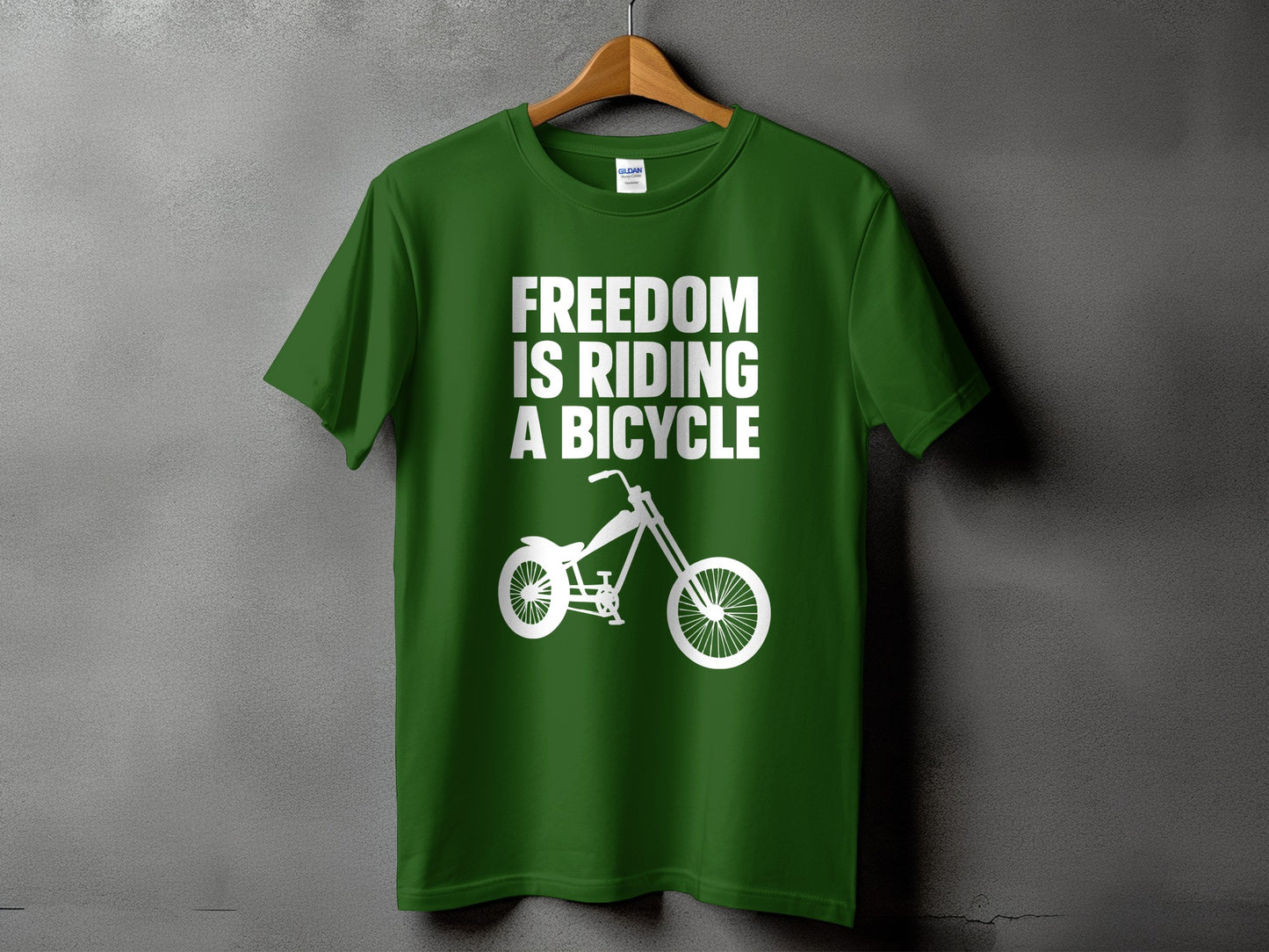 Freedom Is Riding A Bicycle T-shirt product type