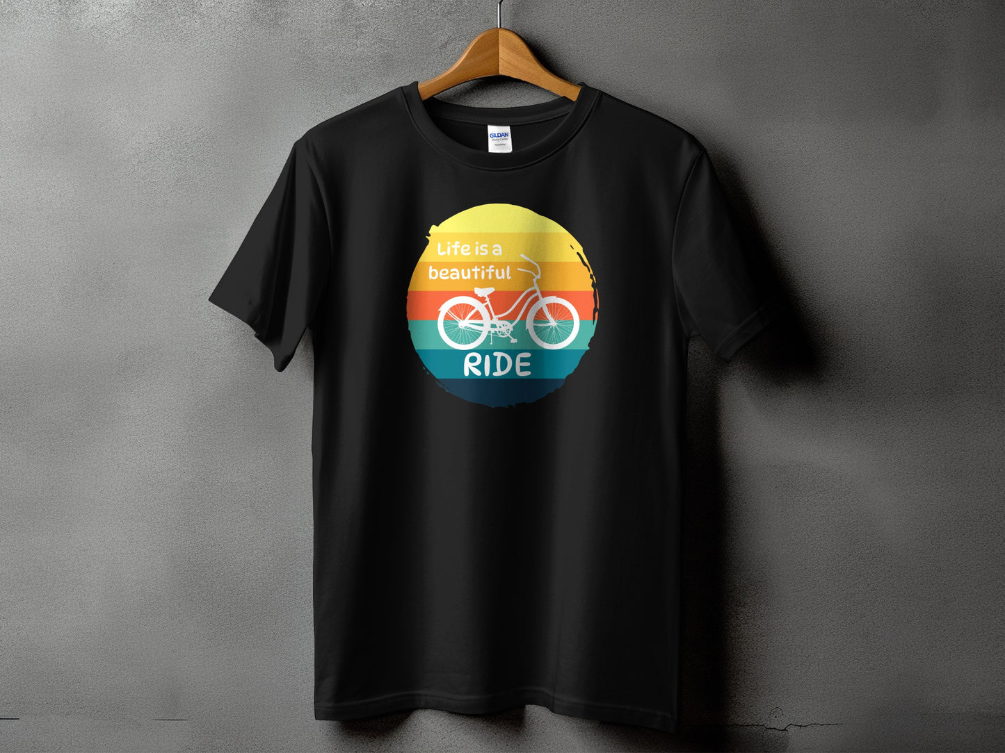 Life is a beautiful ride bicycle print product type
