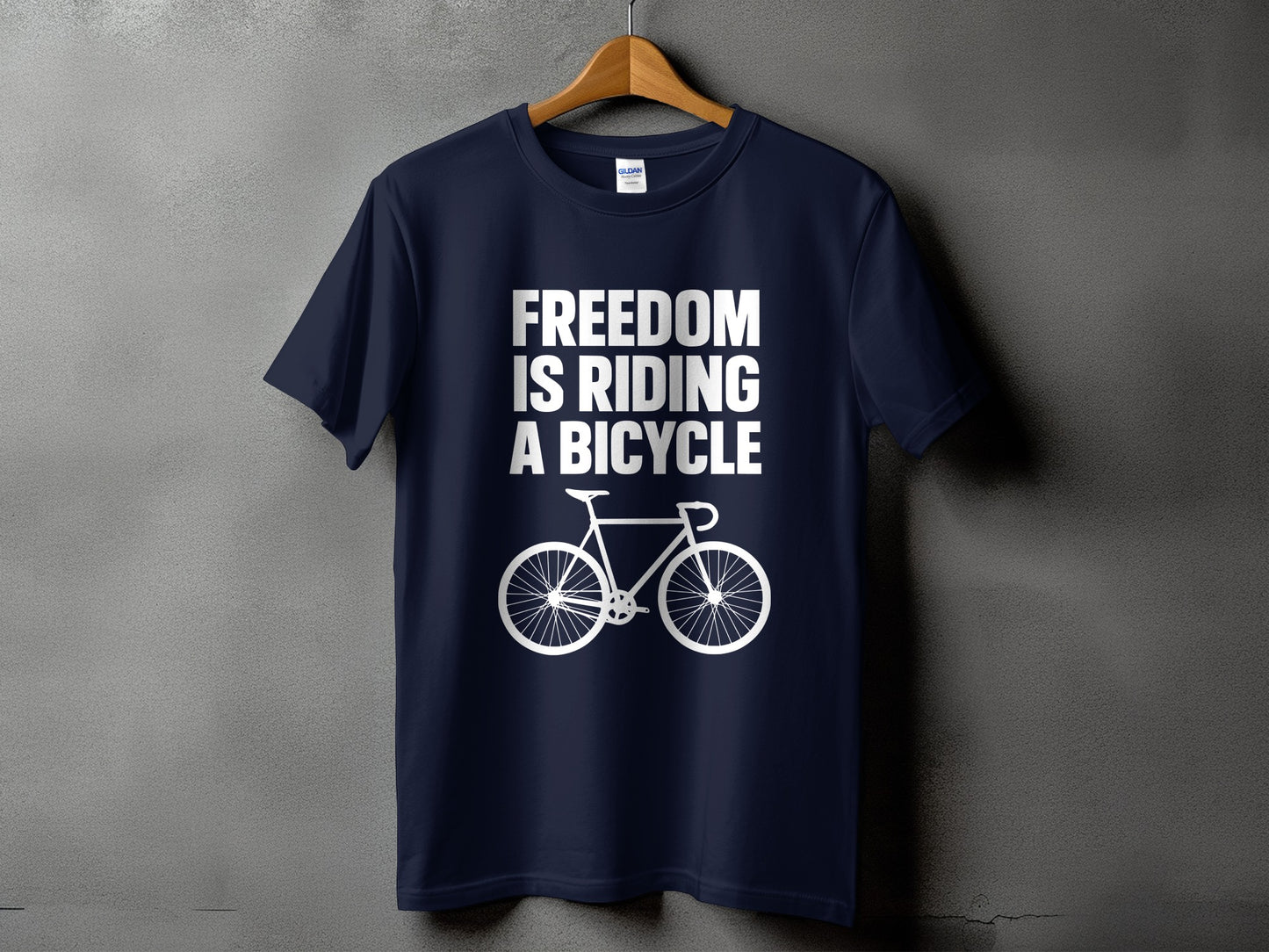 Freedom is Riding a Bicycle T-shirt product type