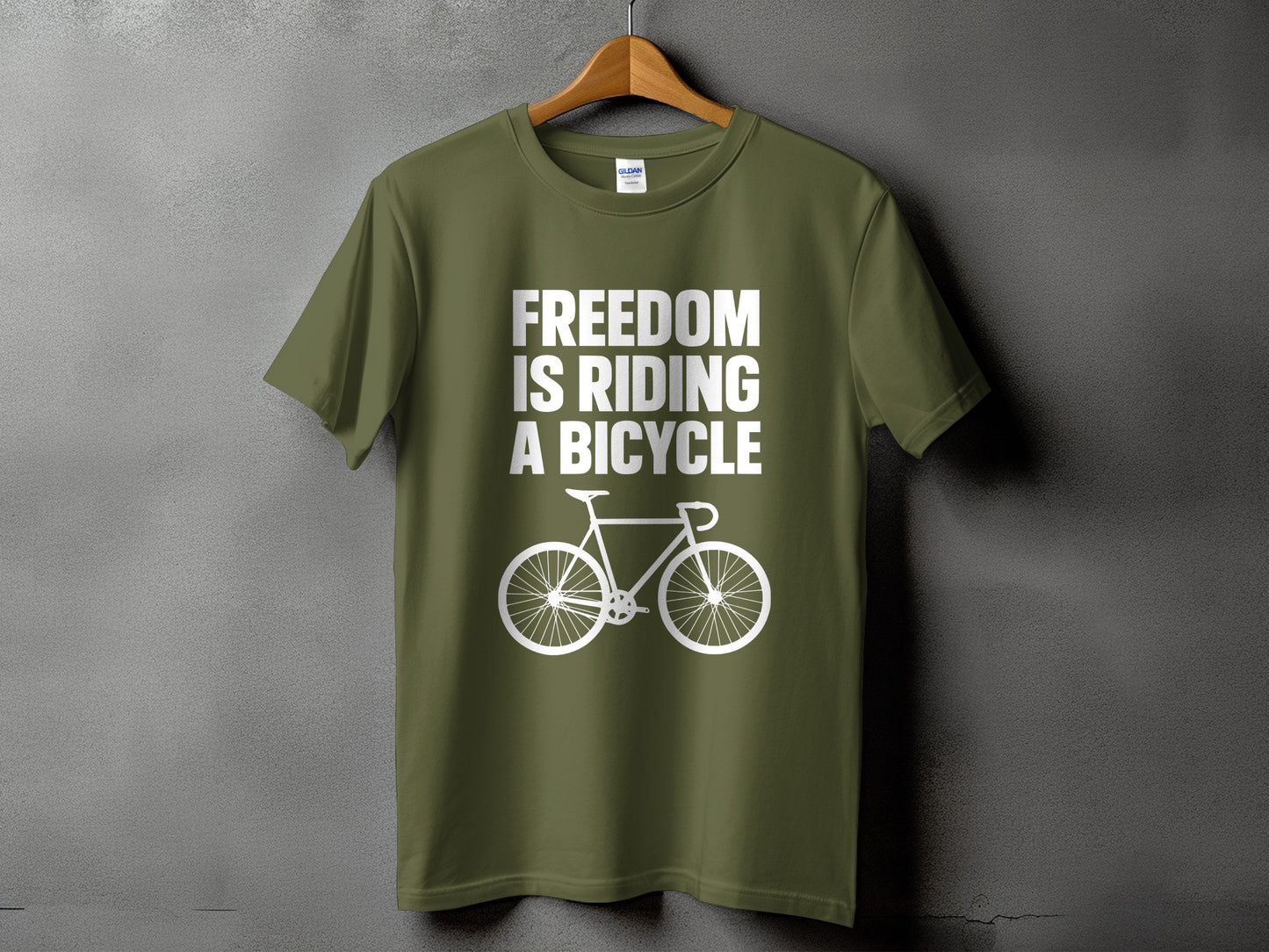 Freedom Is Riding a Bicycle T-shirt product