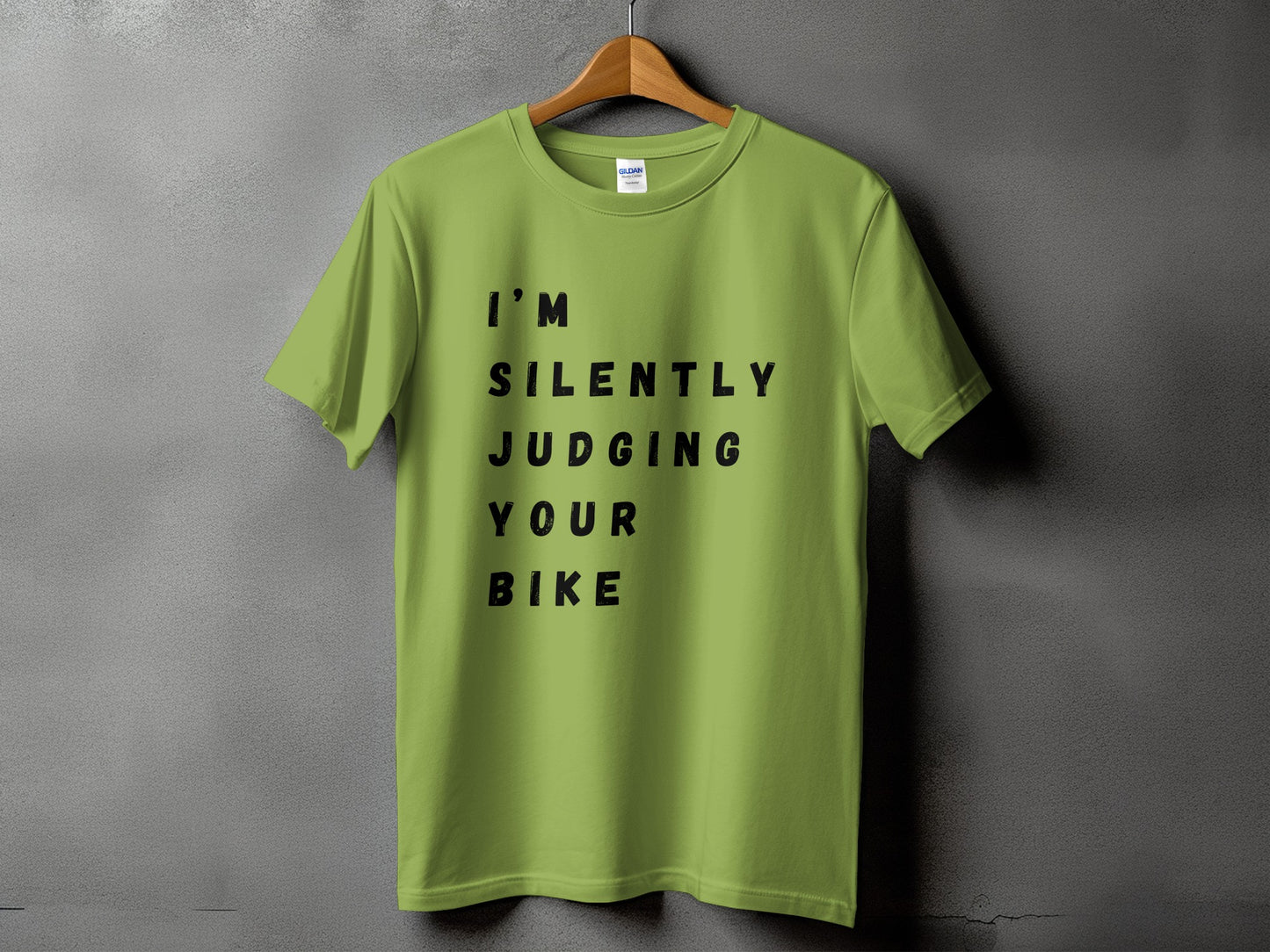 I'm Silently Judging Your Bike Graphic Tee product type