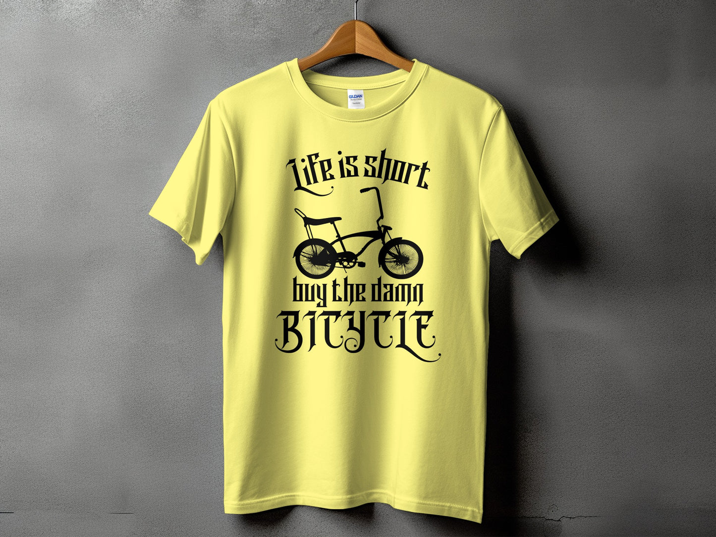Life is Short Buy the Damn Bicycle T-Shirt product type