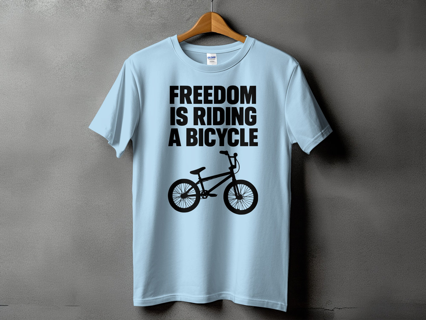 Freedom Is Riding A Bicycle Graphic T-shirt product