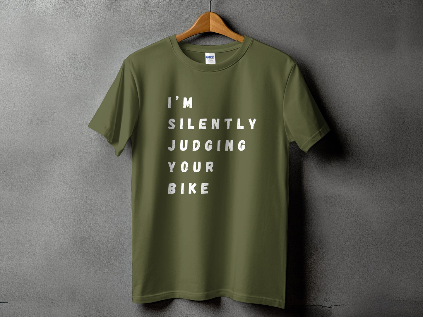 I'm Silently Judging Your Bike T-shirt product