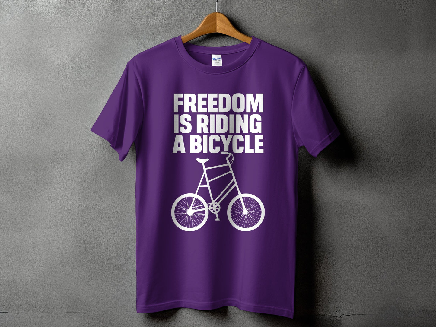 Freedom Is Riding A Bicycle Graphic T-Shirt product