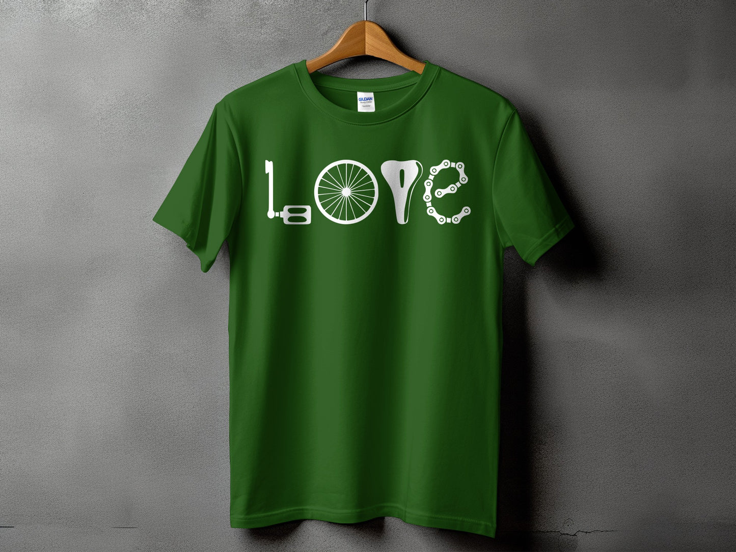 Love Bike Parts Design Graphic Bicycle Shirt product