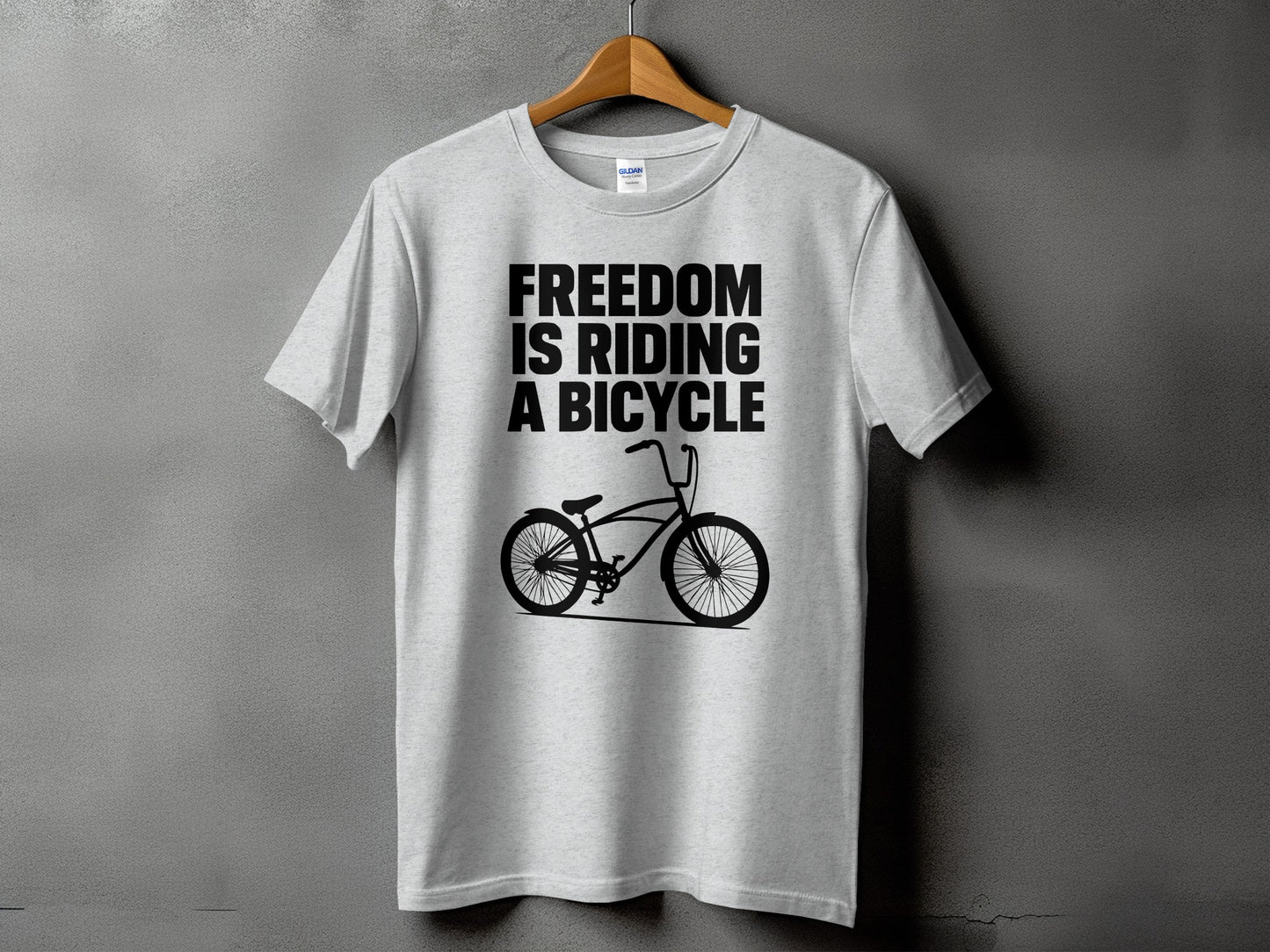 Freedom Is Riding A Bicycle Graphic T-Shirt product