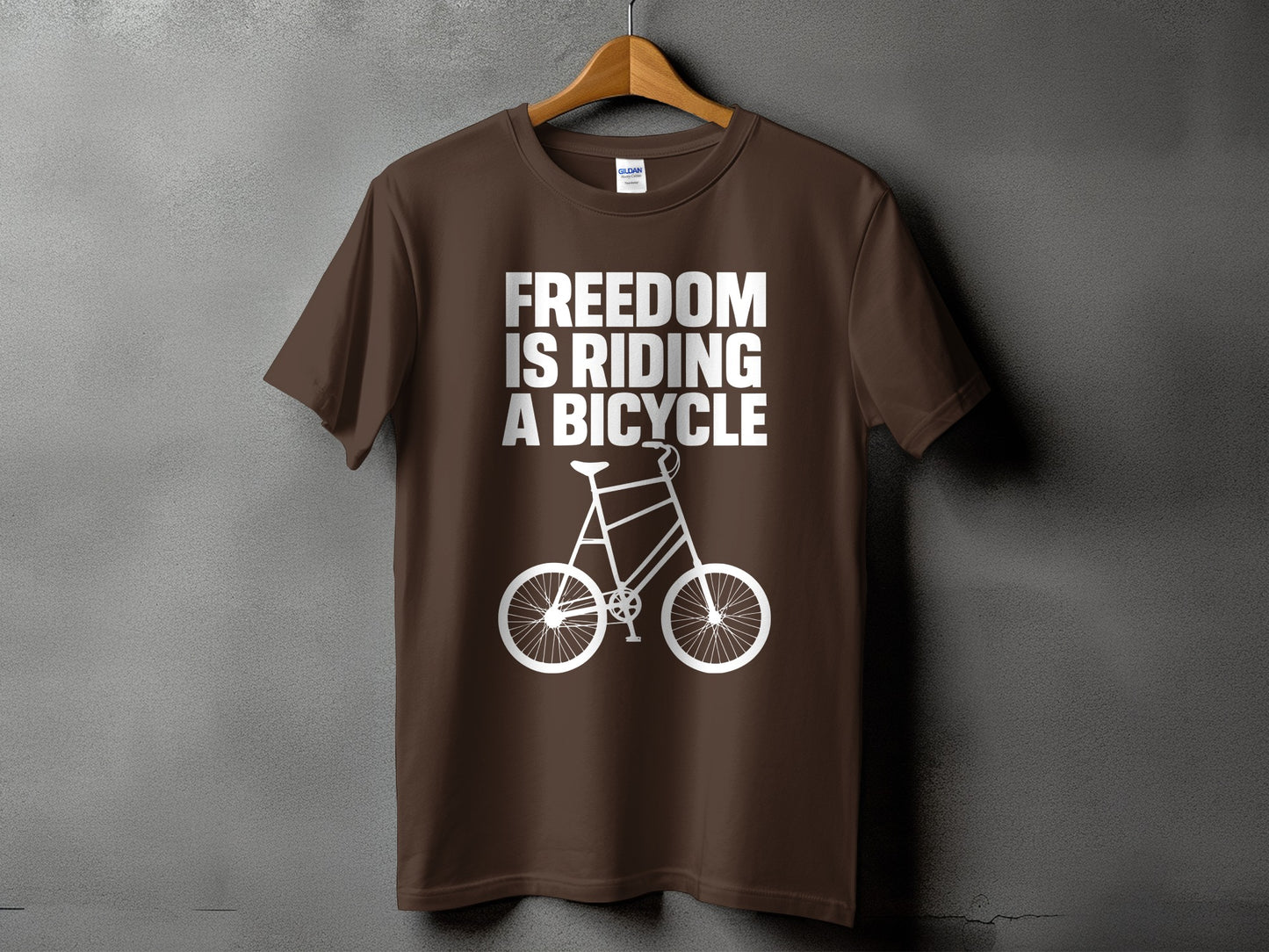 Freedom Is Riding a Bicycle Graphic T-Shirt product