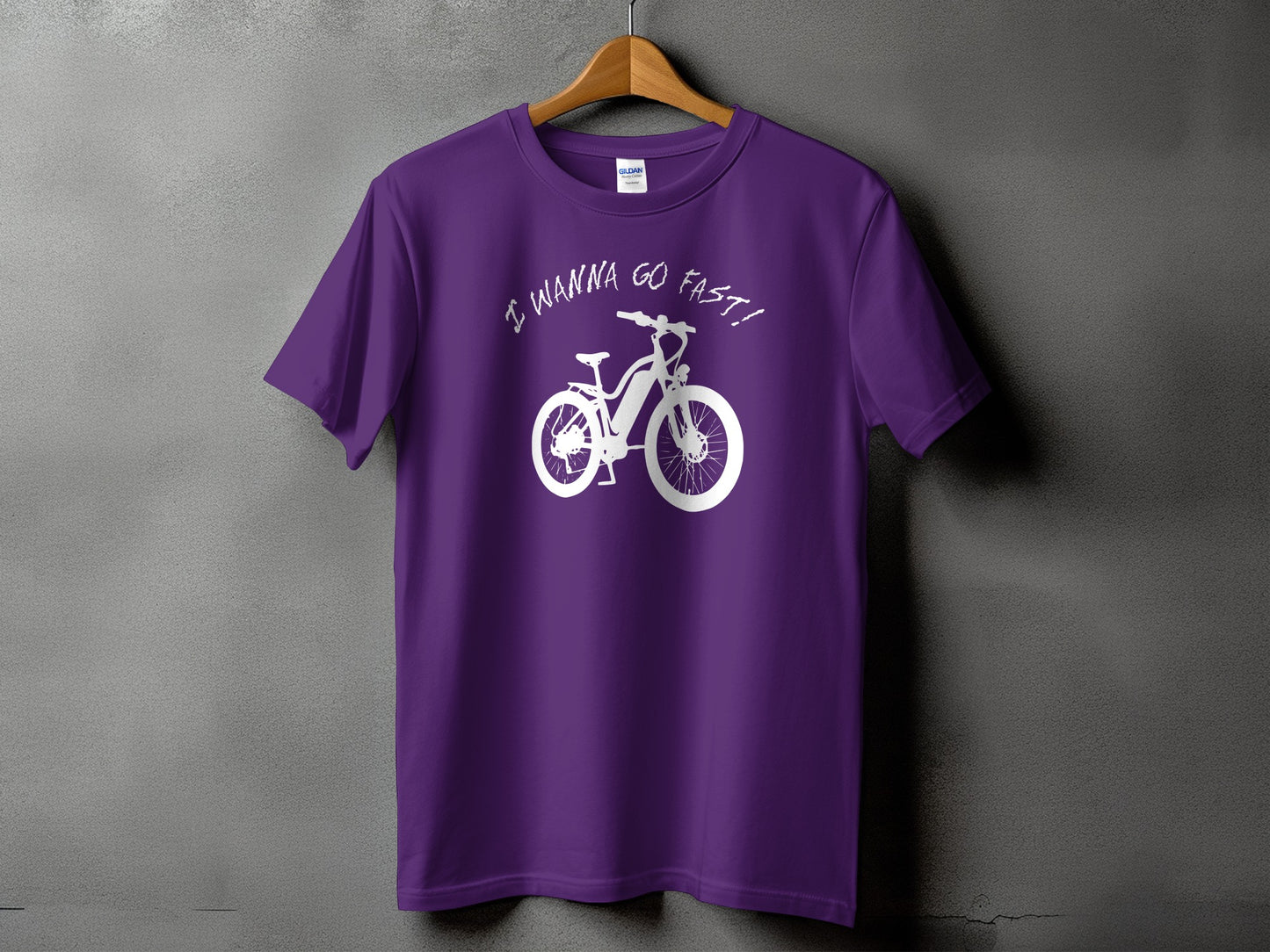 I Wanna Go Fast Bike Graphic Tee Shirt product