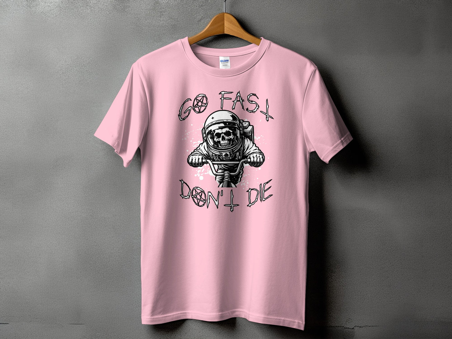 Go Fast Don't Die Space Suit Graphic T-Shirt product
