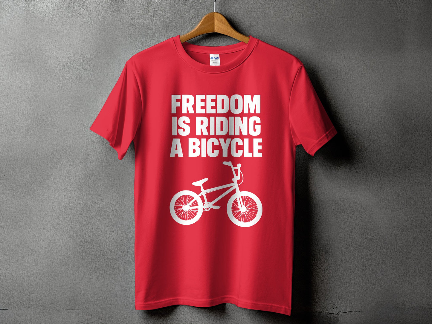 Freedom Is Riding A Bicycle T-shirt product type