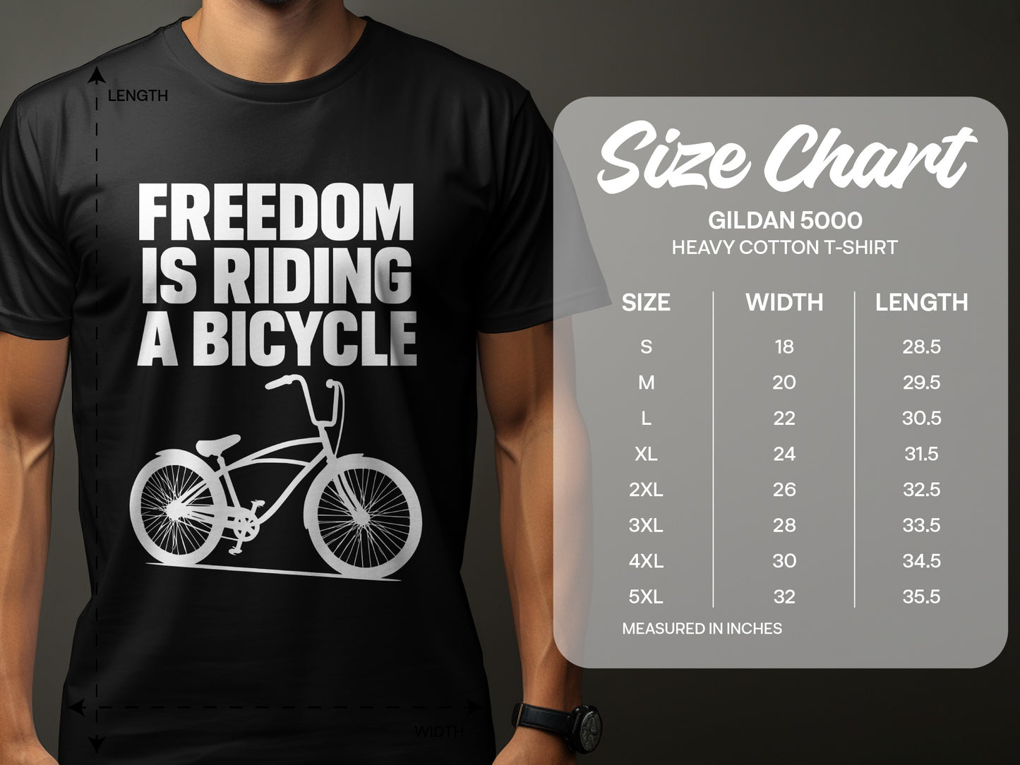 Freedom Is Riding A Bicycle Graphic T-shirt product