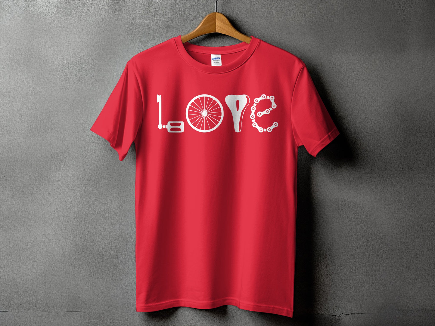 Love Bicycling Design Men's T-Shirt Product Type