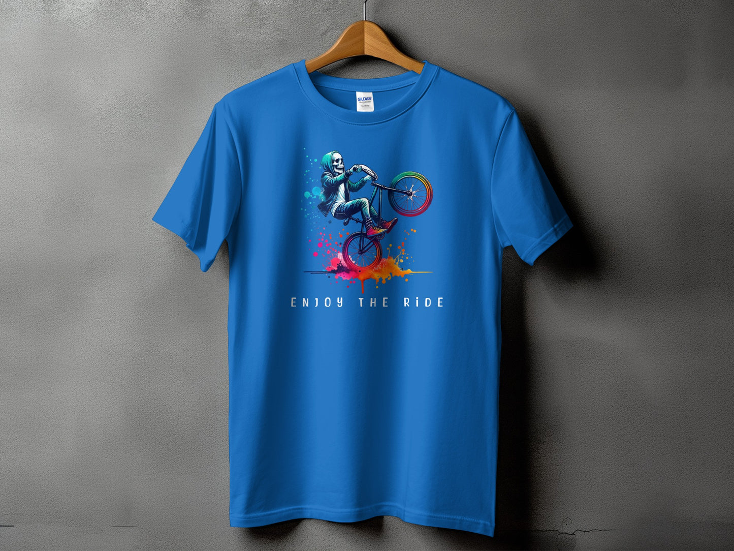 Enjoy the Ride Bicycling Graphic T-shirt product type