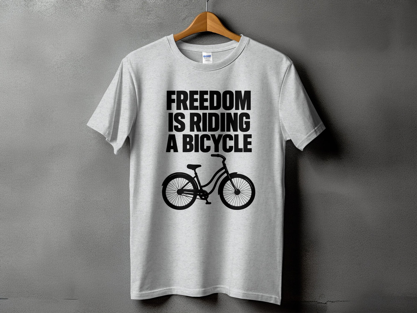 Freedom Is Riding a Bicycle T-shirt product type