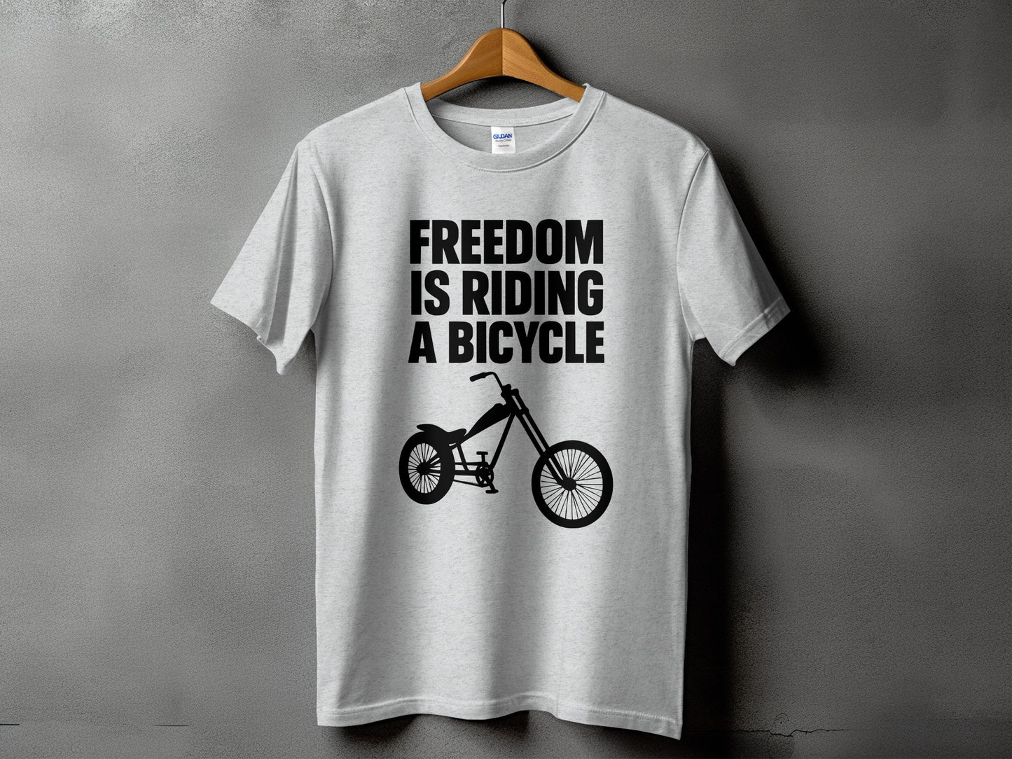 Freedom Is Riding A Bicycle T shirt product type