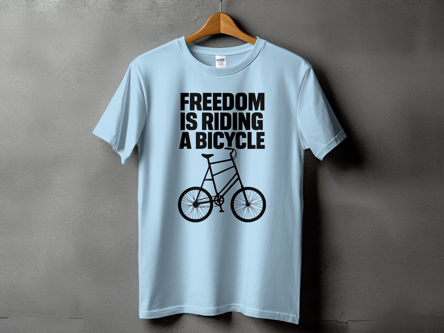 Freedom Is Riding a Bicycle Graphic Tee product type