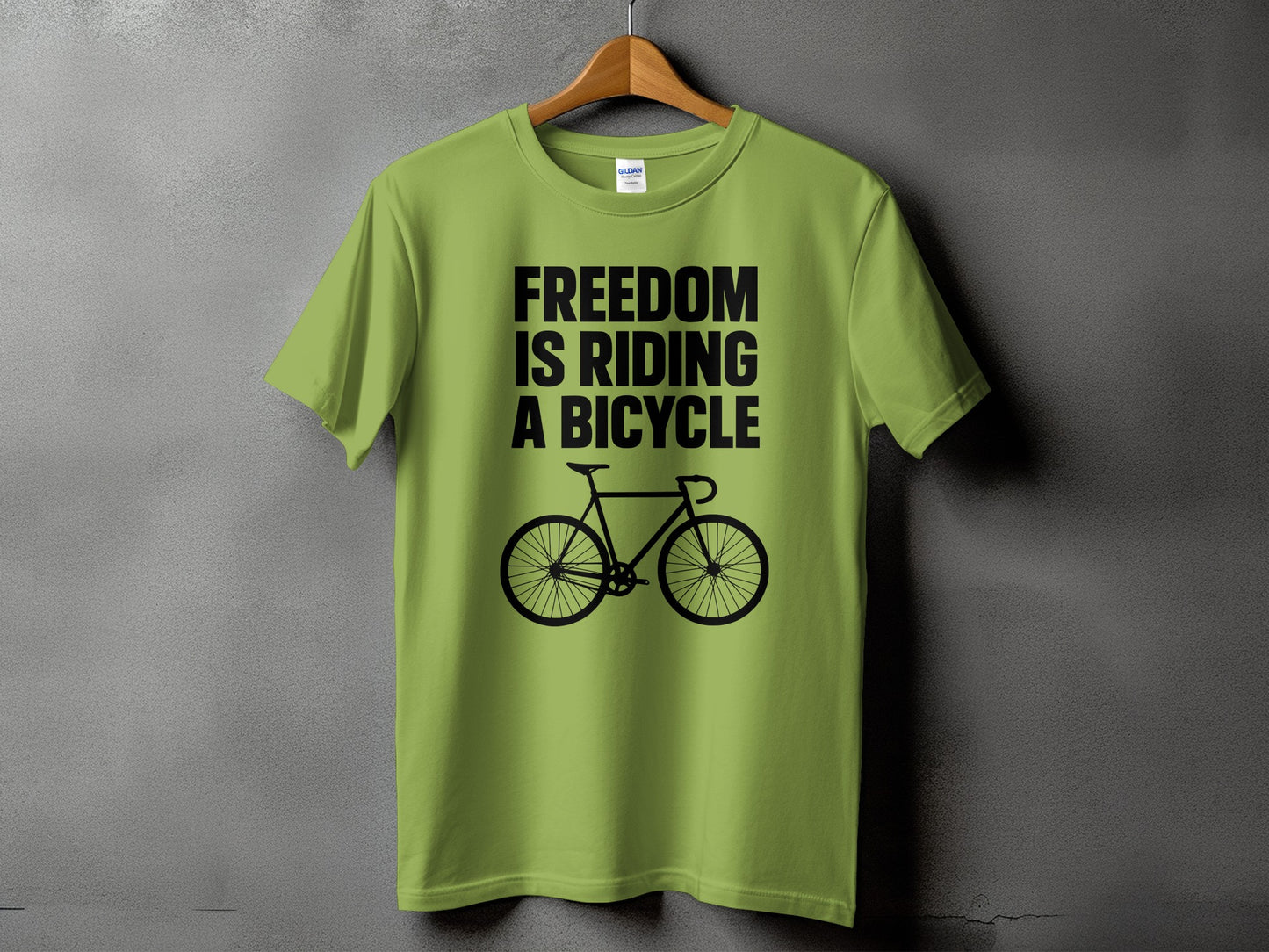 Freedom Is Riding A Bicycle T-Shirt product type