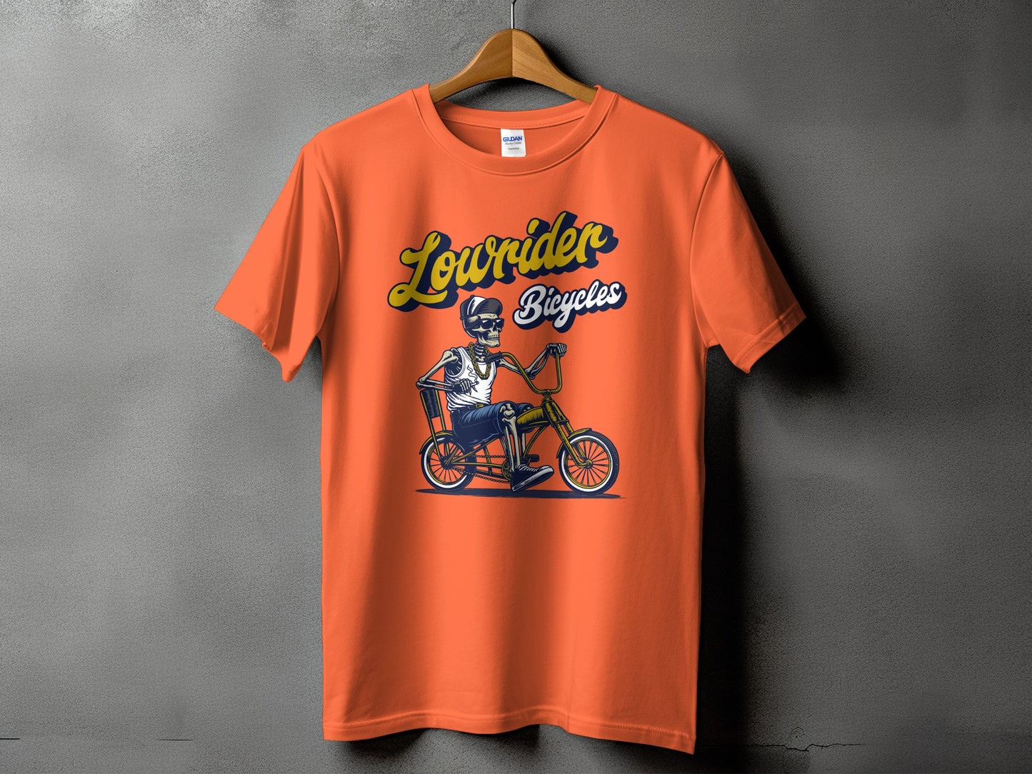 Lowrider Bicycles Graphic Print Cotton T-Shirt product