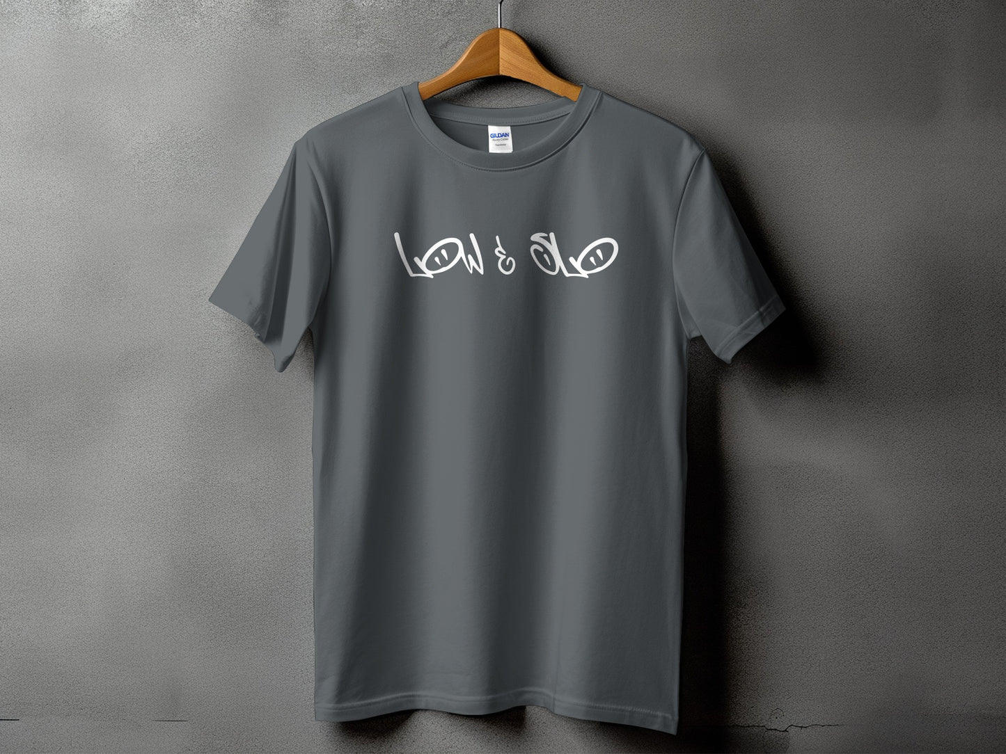 Low and Slo Cool Gray Graphic Tee product type