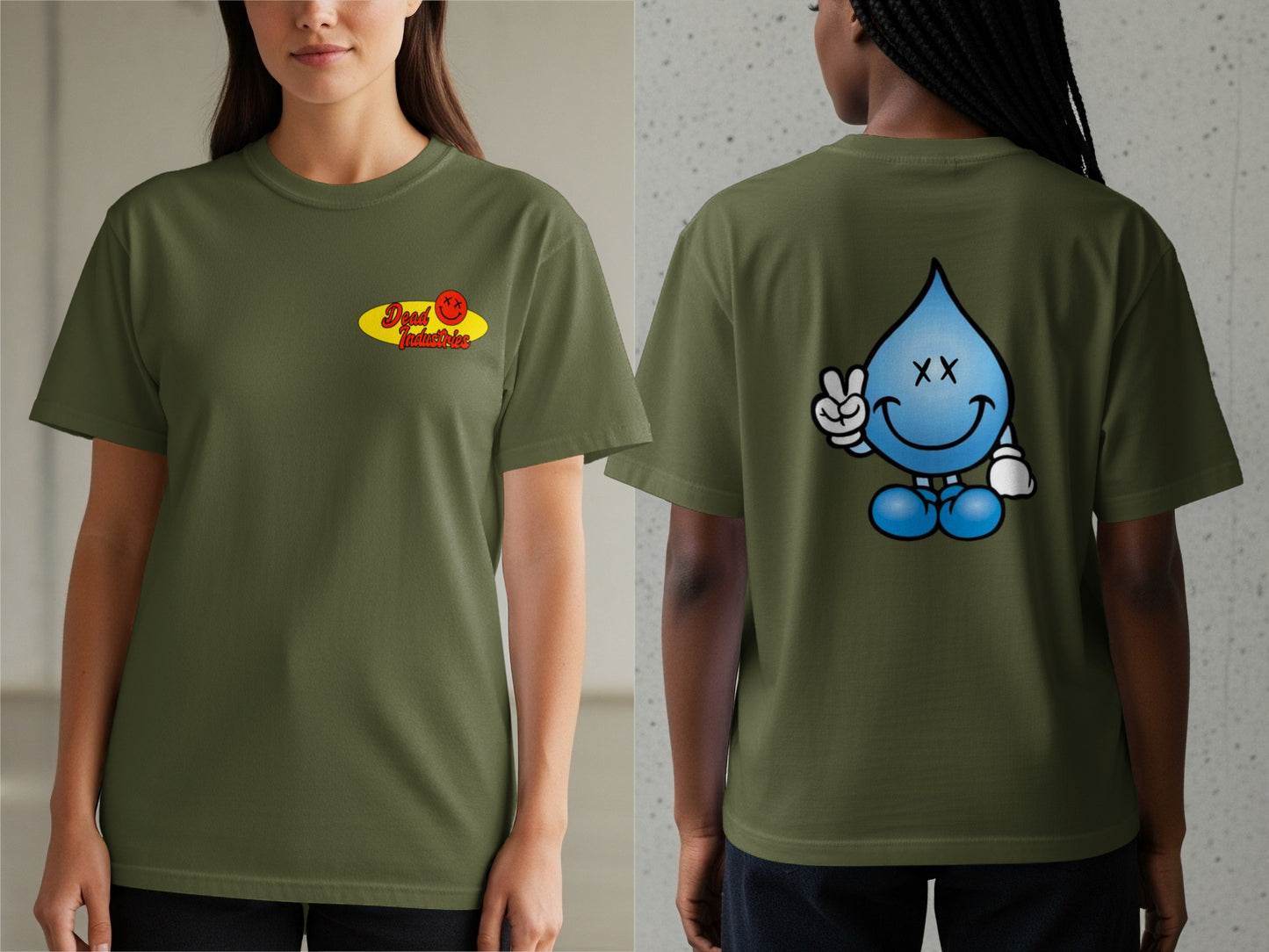 Peaceful Water Droplet Graphic Design T-shirt product