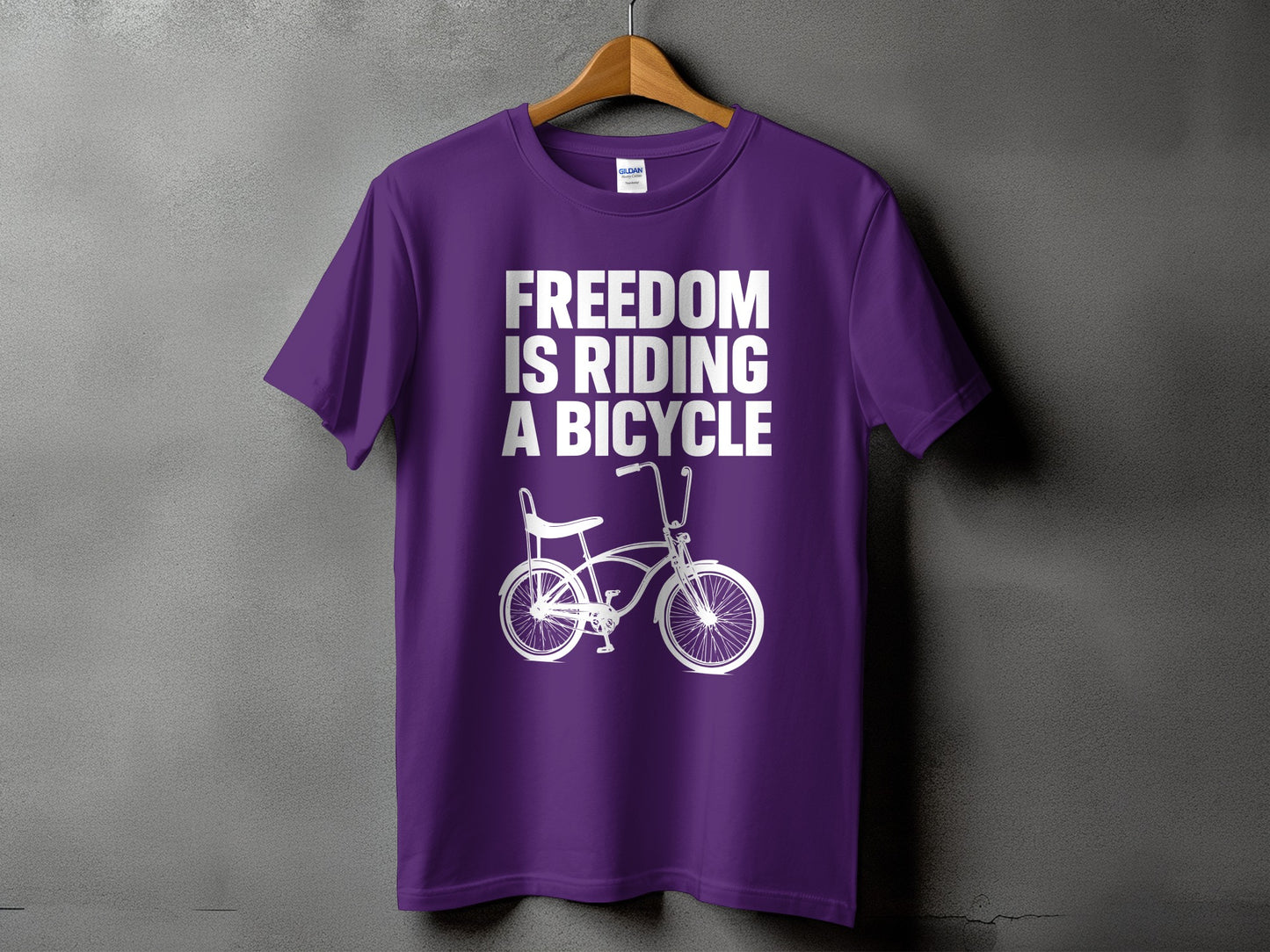 Freedom Is Riding A Bicycle T Shirt product type