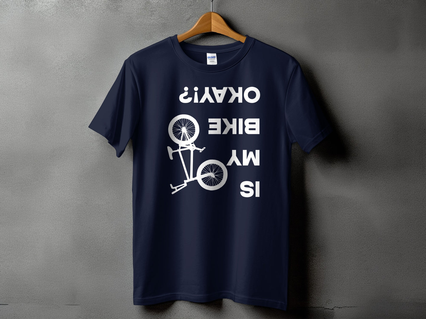 Is My Bike Okay Printed Casual Bicycle Tee product