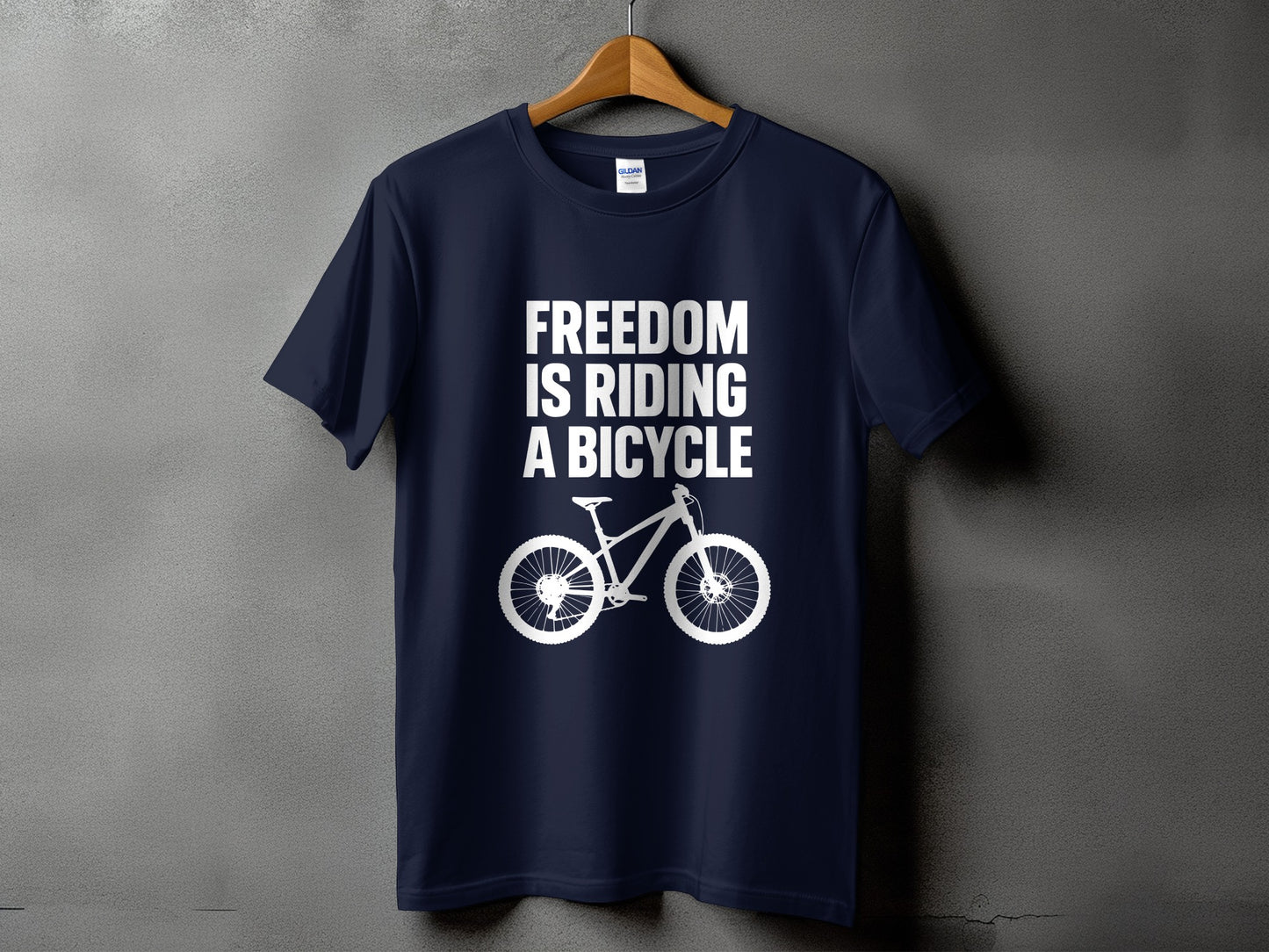 Freedom is Riding a Bicycle Graphic T-Shirt product
