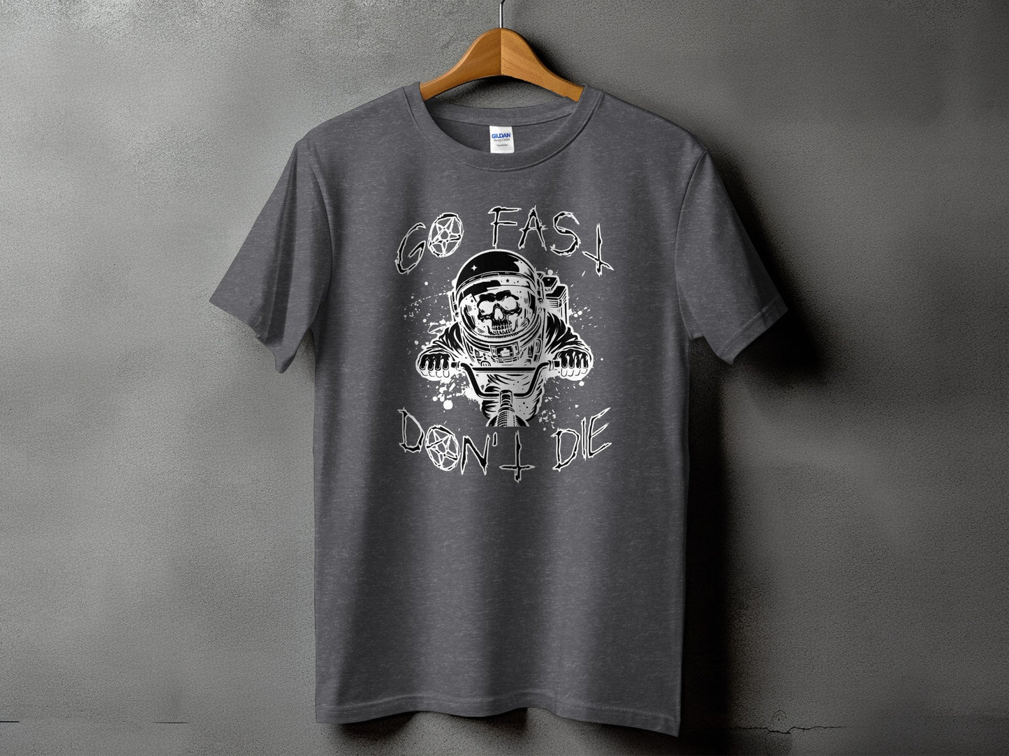 Go Fast Don't Die Astronaut Graphic T-Shirt product type