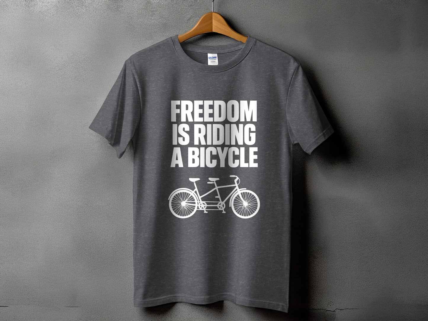 Freedom Is Riding A Bicycle T-shirt product