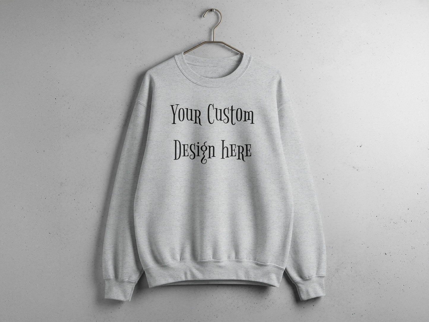 Personalized Custom Design Unisex Crewneck Sweater product type