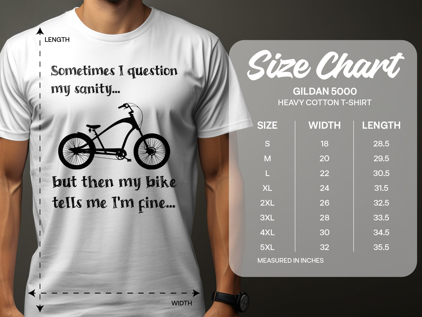 Sometimes I Question My Sanity Graphic T-Shirt Product