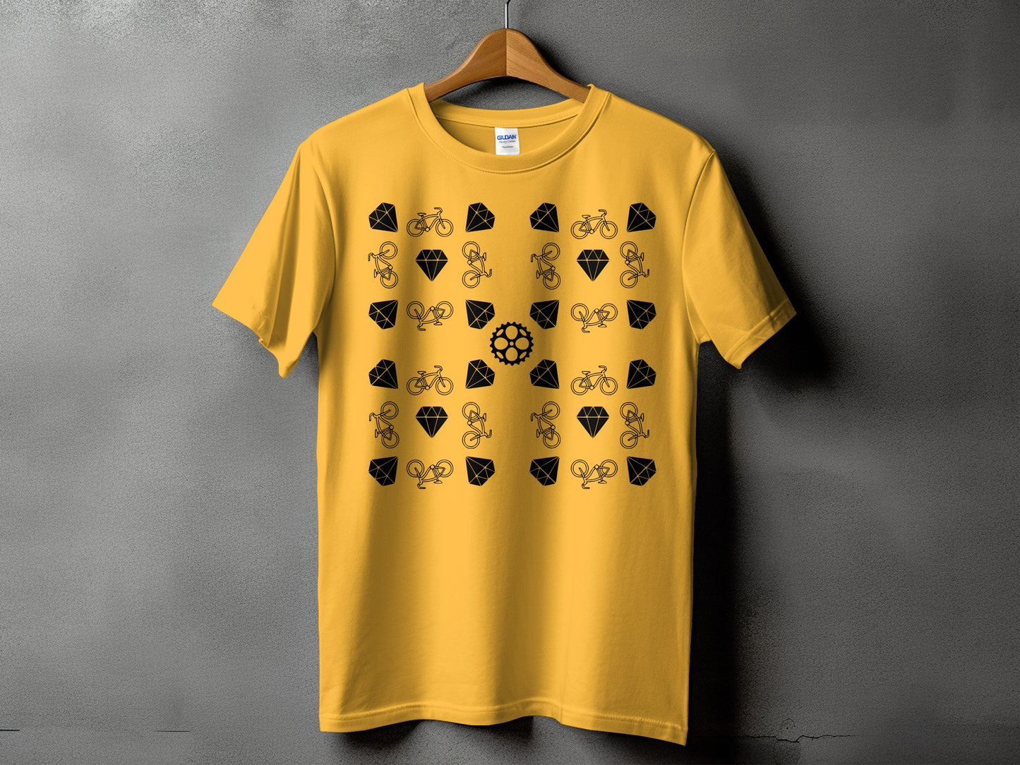 Bicycle Diamond Pattern Graphic Tee product type