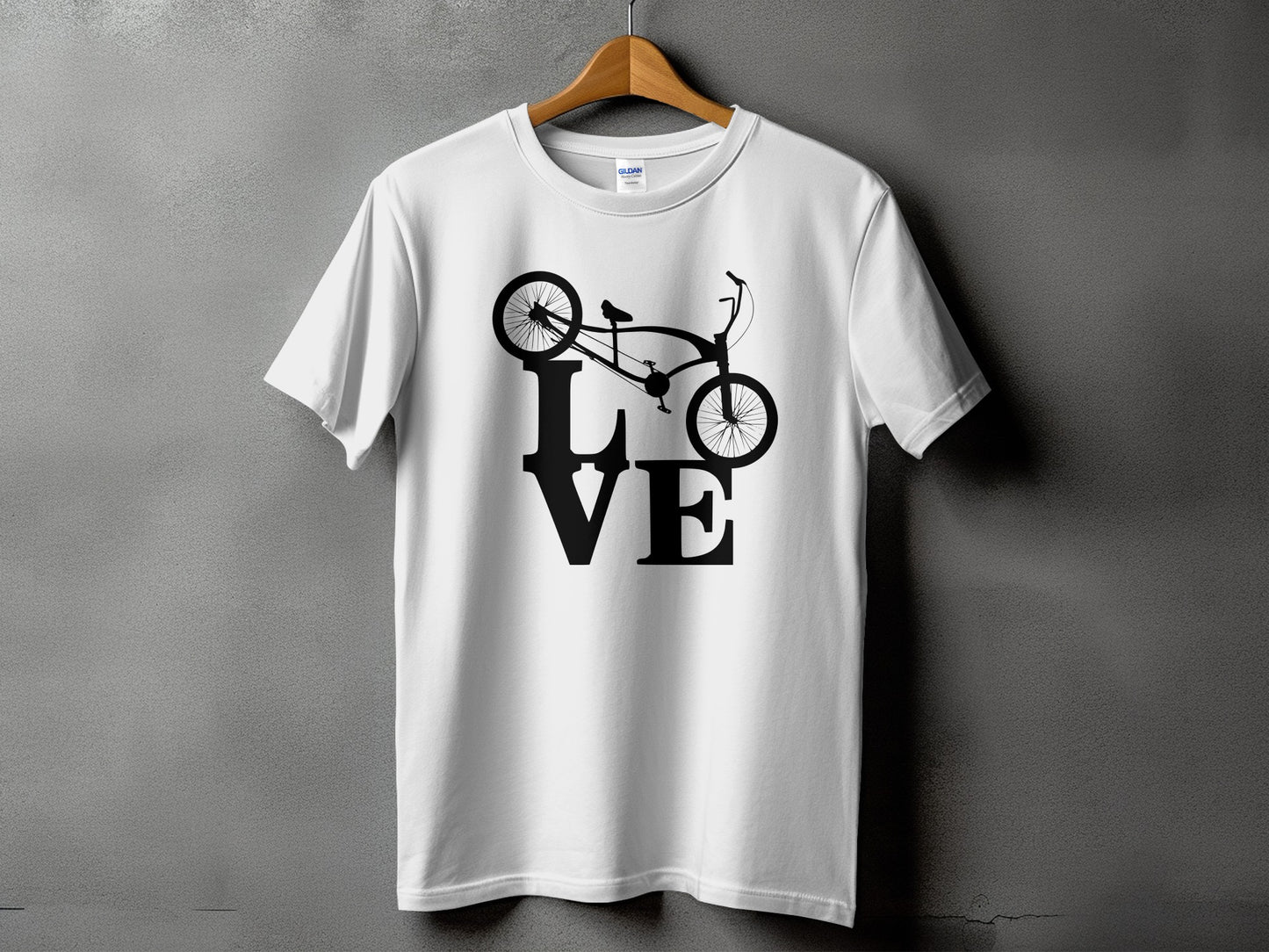 Love Bicycle Graphic Print Casual T-Shirt product type