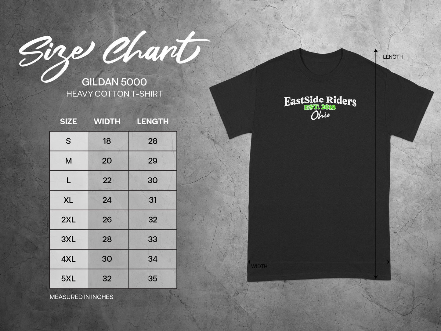 Eastside Riders Ohio Heavy Cotton T-shirt product