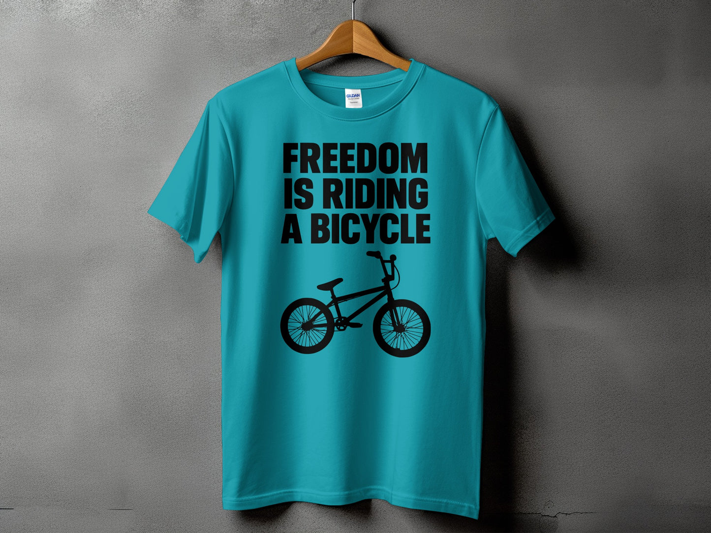Freedom Is Riding A Bicycle Graphic T-shirt product