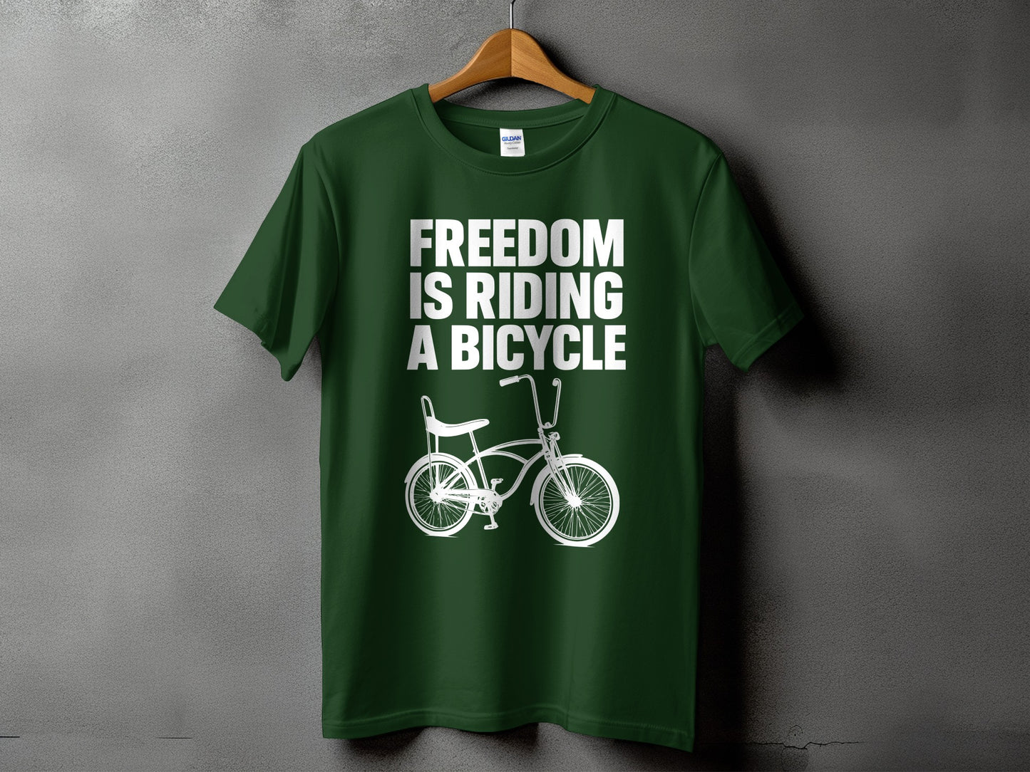 Freedom Is Riding A Bicycle T-Shirt product type