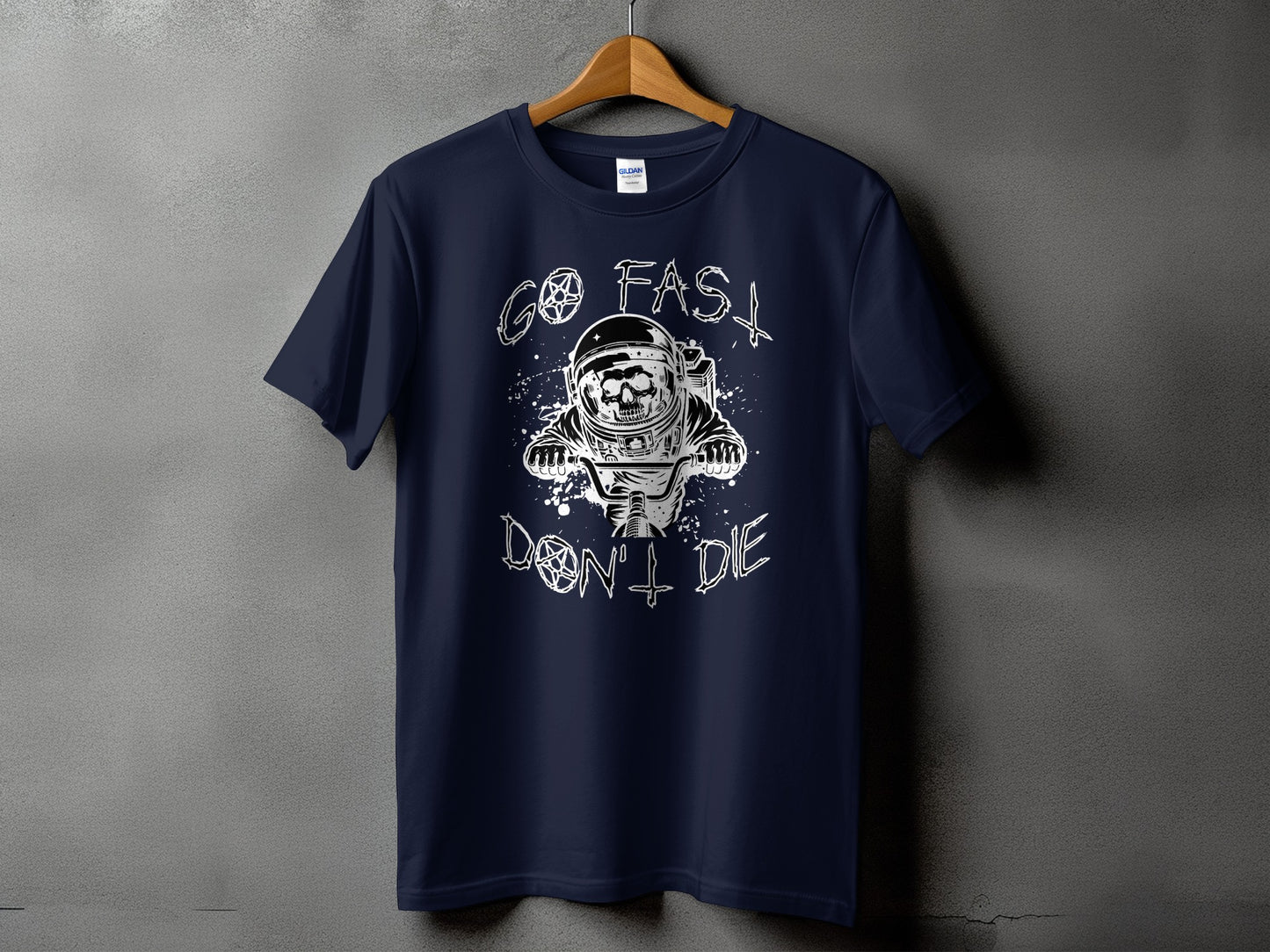 Go Fast Don't Die Astronaut Graphic T-Shirt