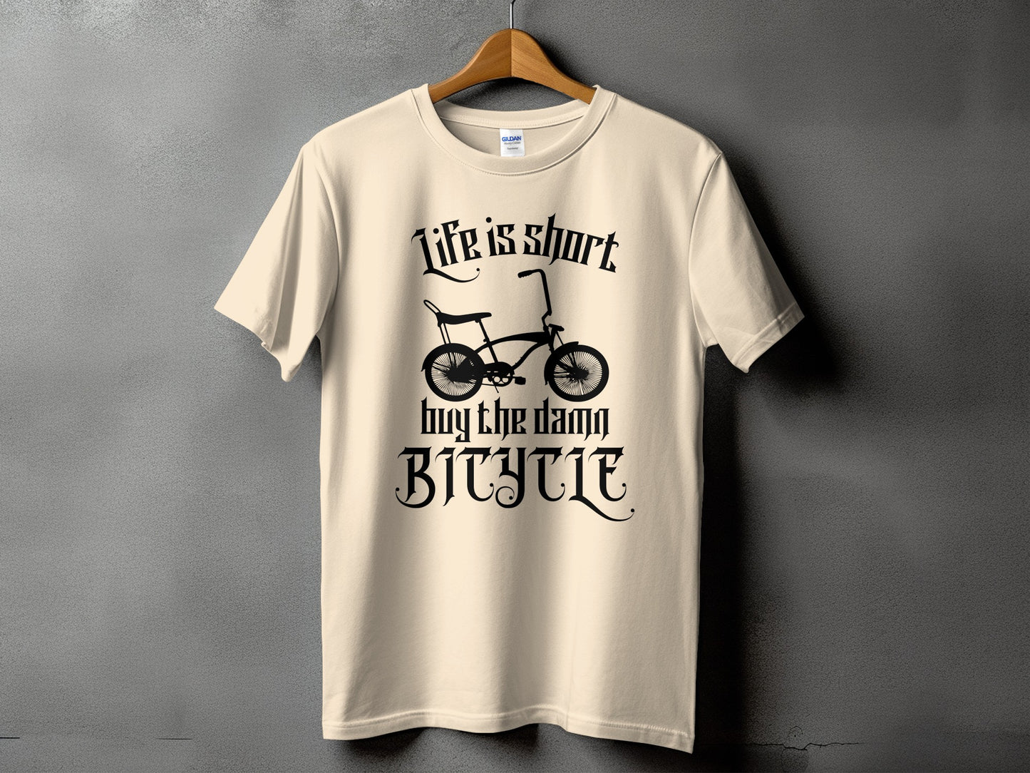 Life is Short Buy the Damn Bicycle product type