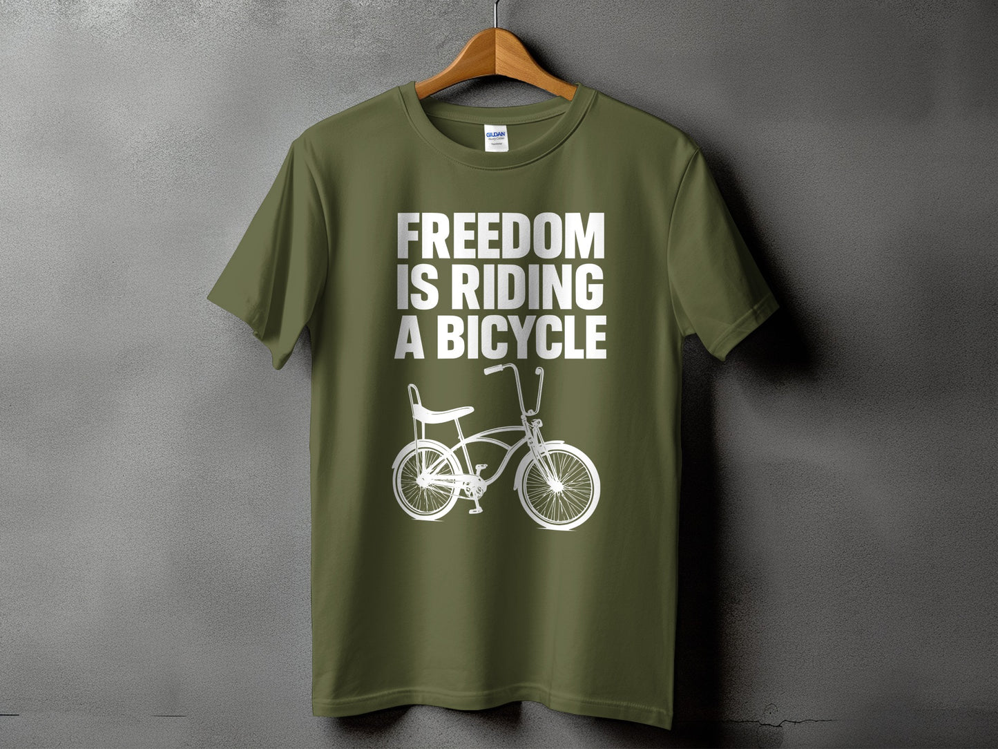 Freedom Is Riding A Bicycle Graphic Tee product type