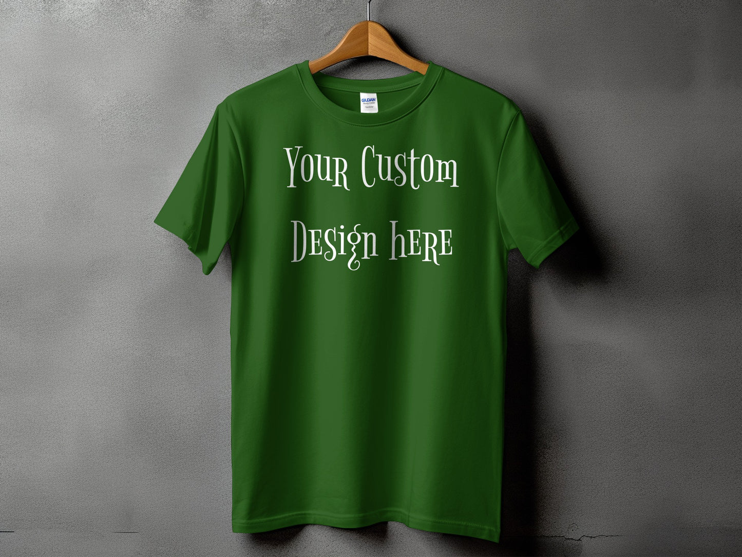 Personalized Green T-shirt Custom Design Product