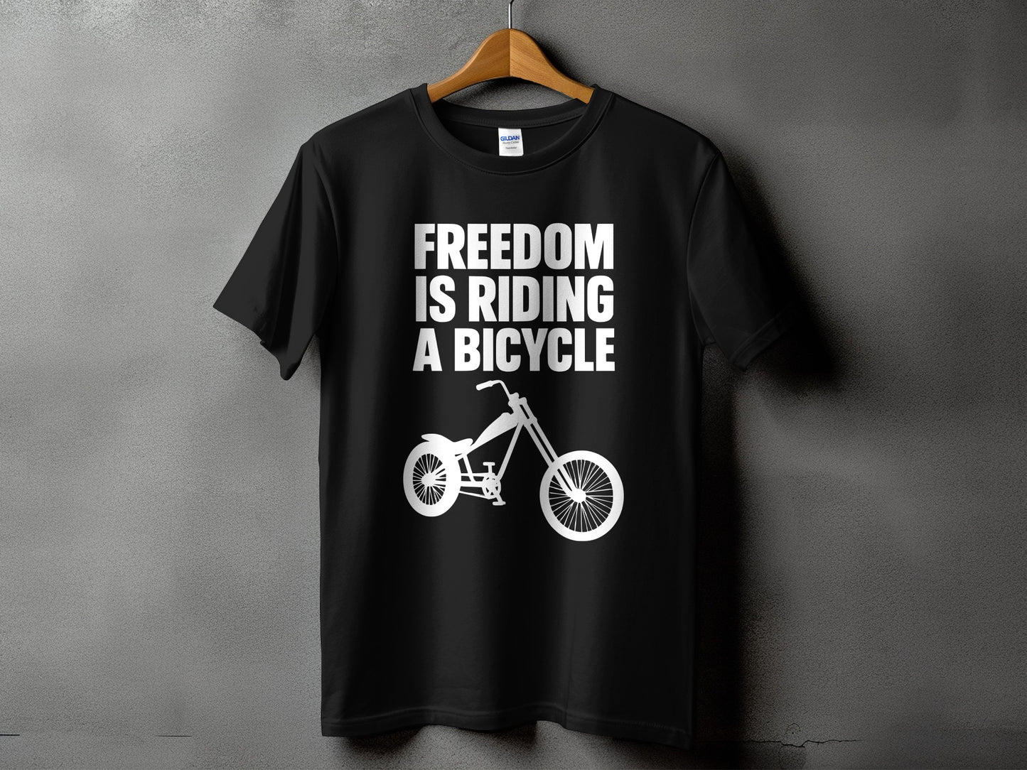 Freedom Is Riding A Bicycle T-shirt product