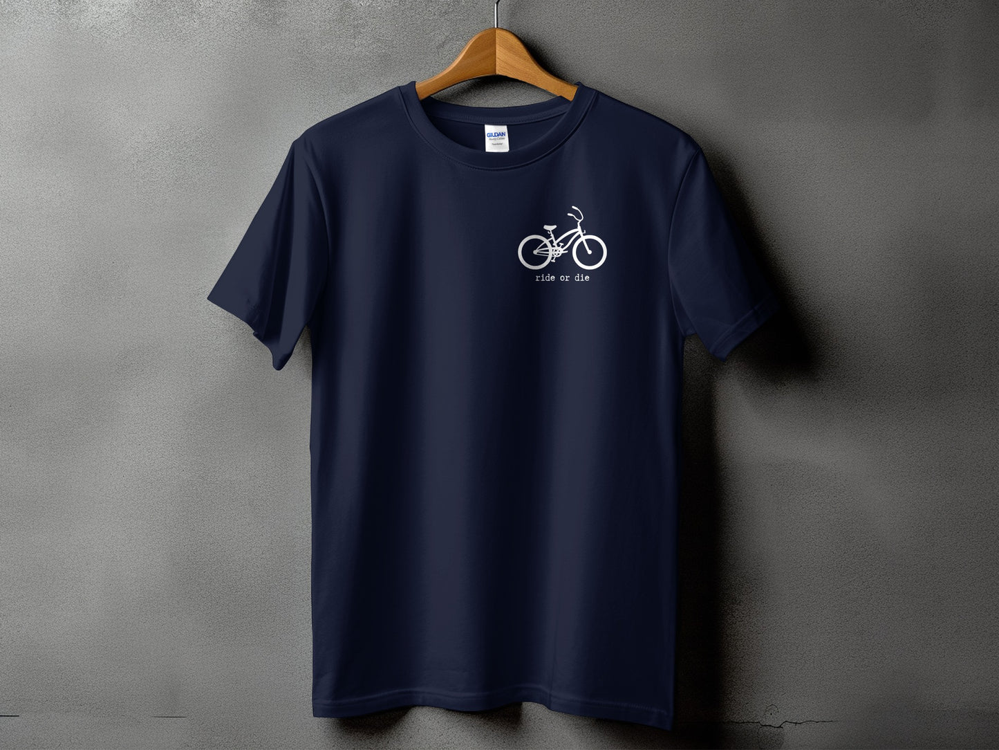 Ride or Die Bicycle Graphic Tee Shirt product