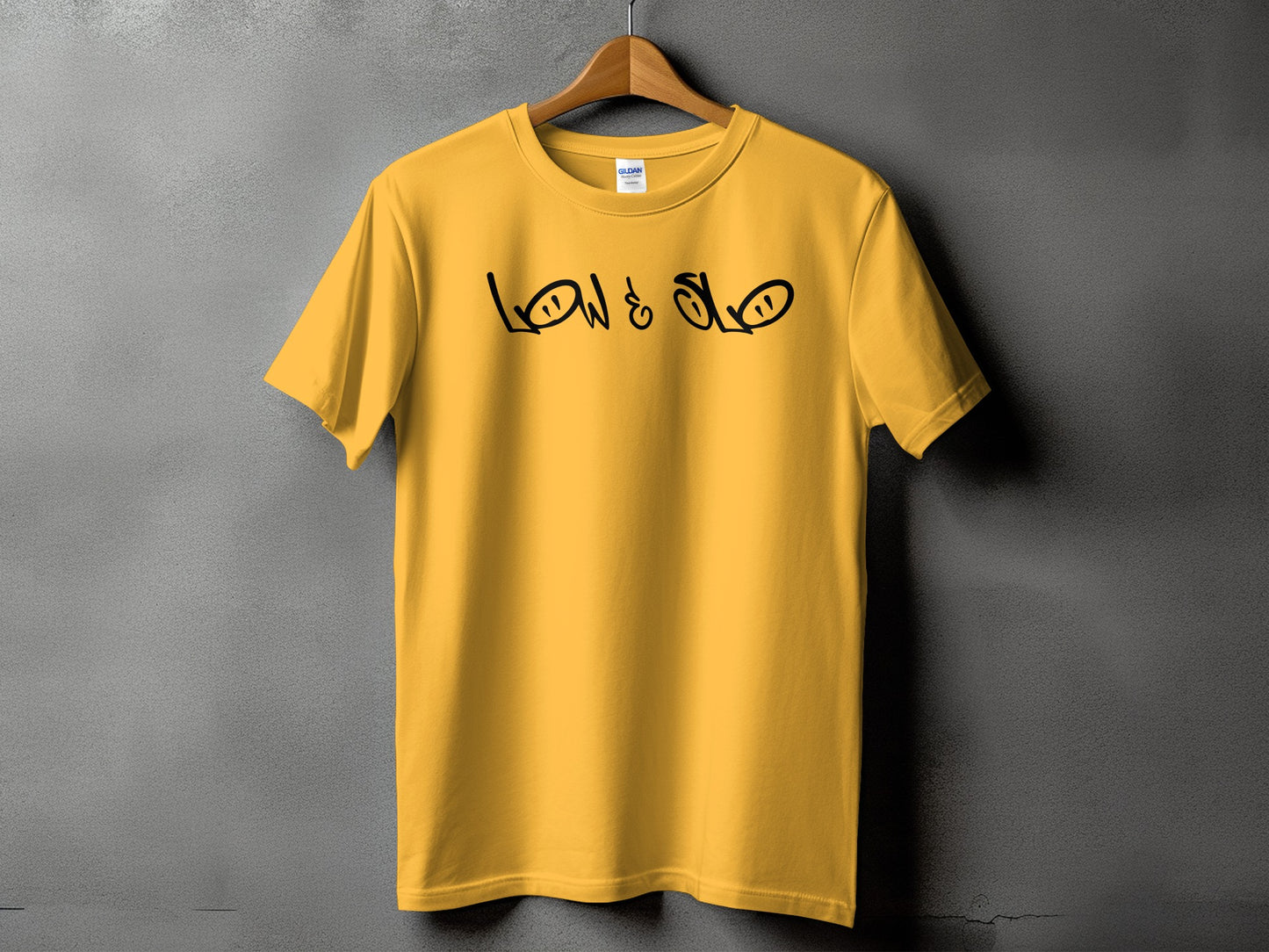 Low & Slo Graphic Yellow Short Sleeve T-Shirt product type