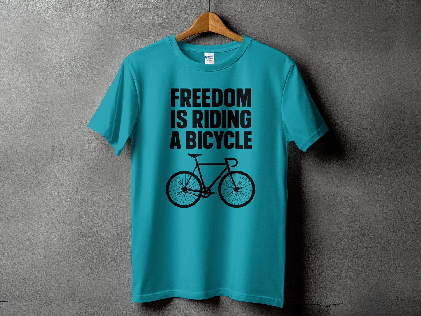 Freedom Is Riding A Bicycle Graphic T-Shirt product